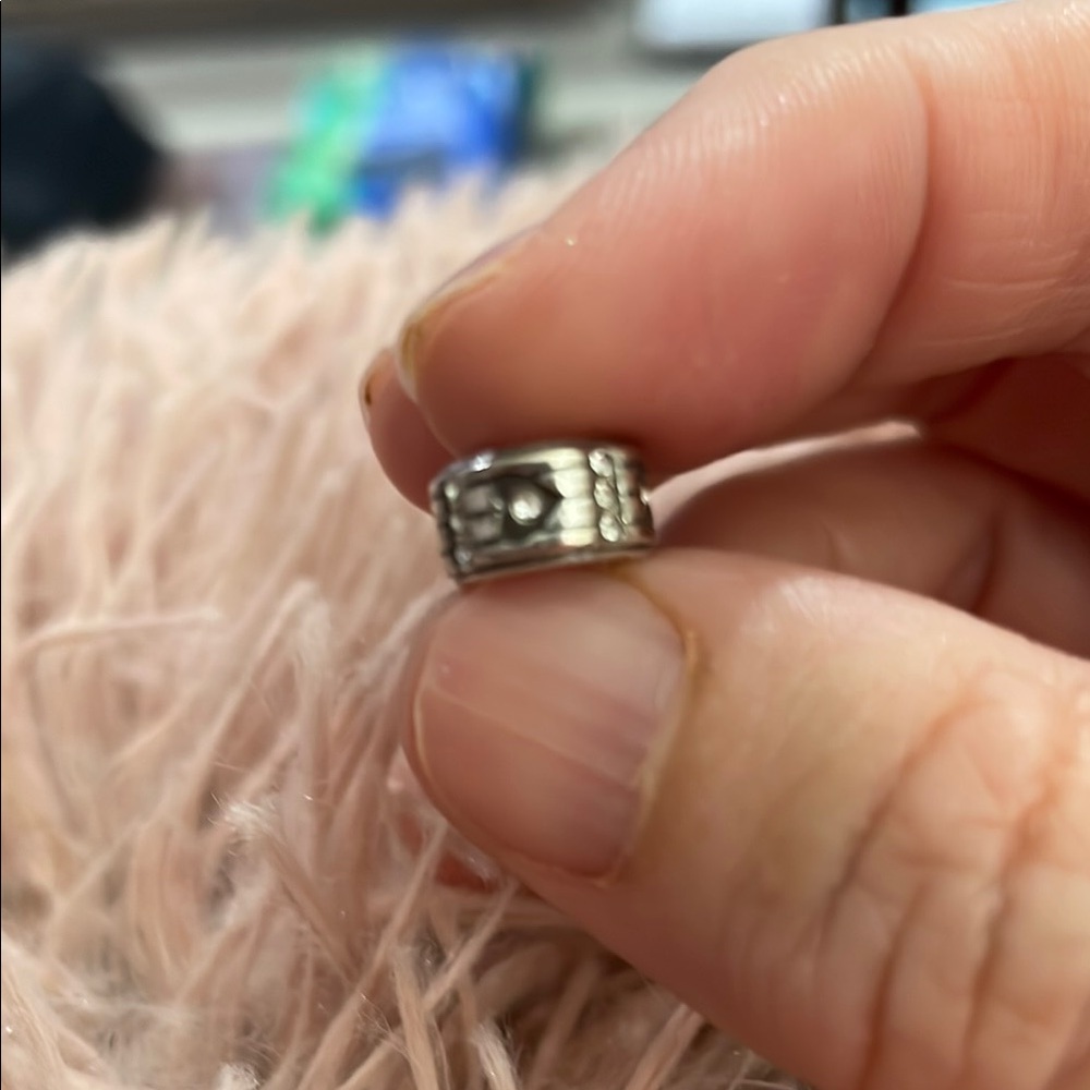 Brighton silver and crystal mini spacer bead